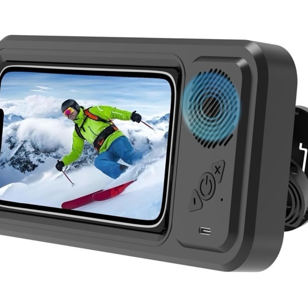 NEW Shower Phone Holder w/ Bluetooth Speaker, Waterproof Wall Mount, 480° Rotate